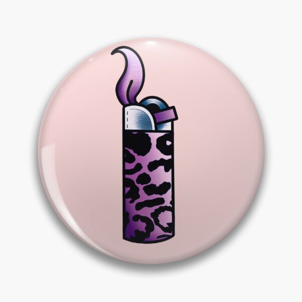Item preview, Purple Lisa Frank Y2k Leopard Lighter designed and sold by Tattoosbyem.