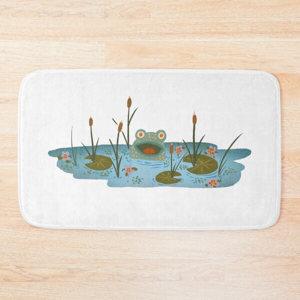 Item preview, Frog in a pond designed and sold by mezeianna.