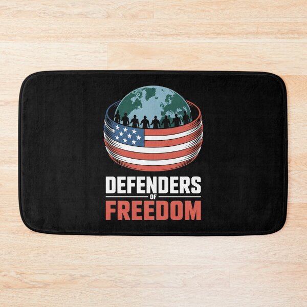 Item preview, Defenders of Freedom — Military Globe Silhouette American Flag Shirt V2 designed and sold by DarylWelsh2024.