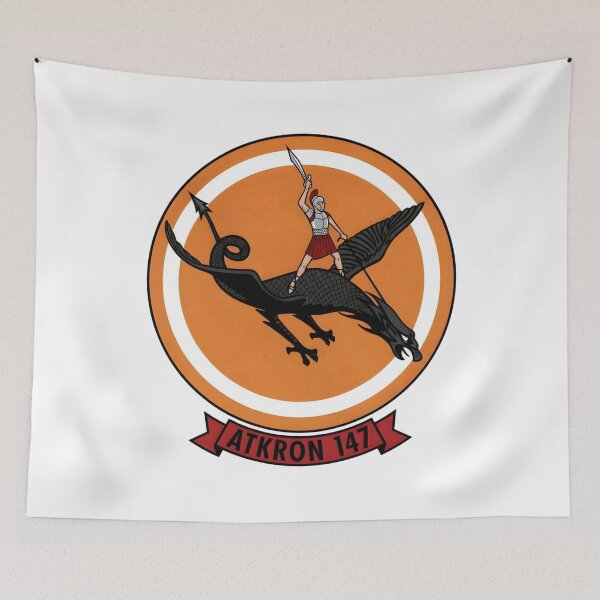 Item preview, Insignia of the U.S. Navy Attack Squadron 147 (VA-147) "Argonauts" designed and sold by CharlieDesings.