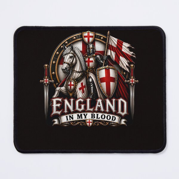 Item preview, England St George Flag Design Patriotic England In My Blood St Georges Day English Flag Design designed and sold by adsman68.