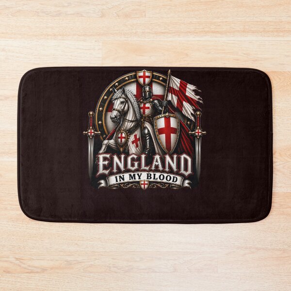 Item preview, England St George Flag Design Patriotic England In My Blood St Georges Day English Flag Design designed and sold by adsman68.