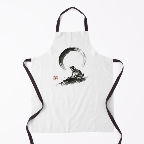 Item preview, Minimalist Frog Enso Ink Art designed and sold by Zen Ink Japan.