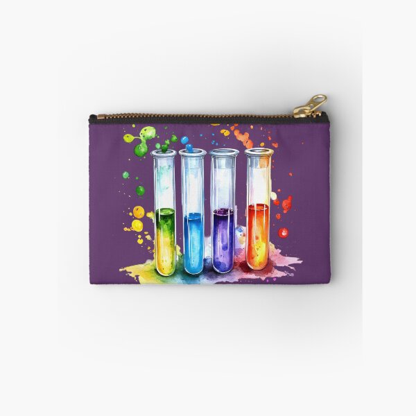 Item preview, Watercolor Science-Chemistry Four Test Tubes designed and sold by GrinGalore.