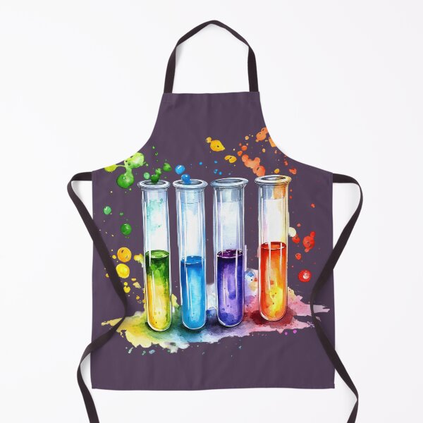 Item preview, Watercolor Science-Chemistry Four Test Tubes designed and sold by GrinGalore.