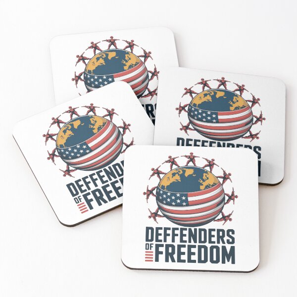 Item preview, Defenders of Freedom — Military Globe Silhouette American Flag Shirt V3 designed and sold by DarylWelsh2024.