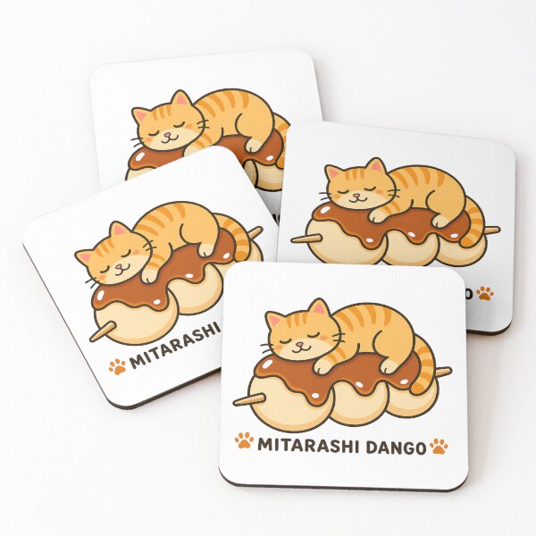 Item preview, Wagashi Cat Collection-Mitarashi Dango designed and sold by neko-lyric.