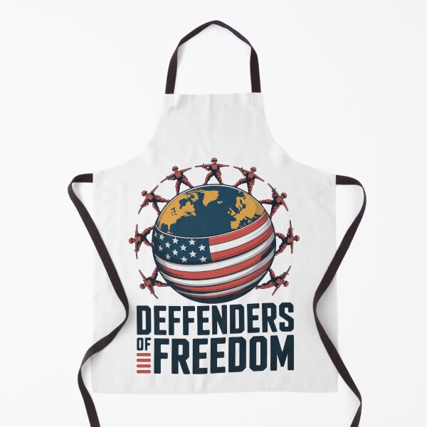 Item preview, Defenders of Freedom — Military Globe Silhouette American Flag Shirt V3 designed and sold by DarylWelsh2024.