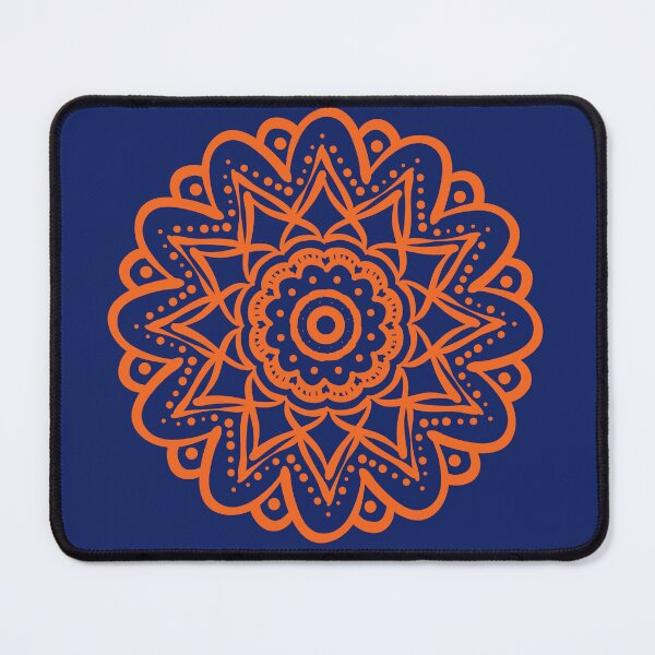 Item preview, Orange Purple Retro Mandala - Synthwave Geometric Sunburst designed and sold by SolutionsArt.