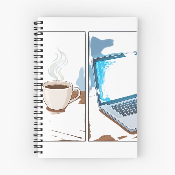 Item preview, Programmer Fuel Coffee Laptop Comic Art Gift designed and sold by eikulabs.