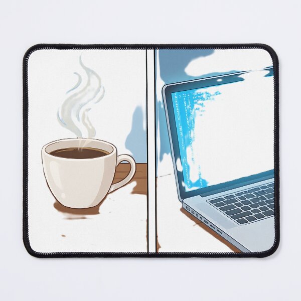 Item preview, Programmer Fuel Coffee Laptop Comic Art Gift designed and sold by eikulabs.