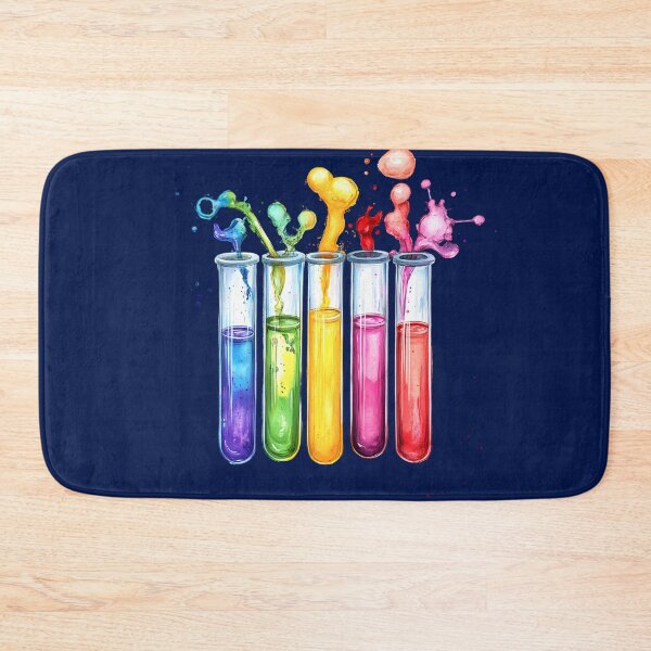Item preview, Watercolor Science-Chemistry Five Test Tubes designed and sold by GrinGalore.