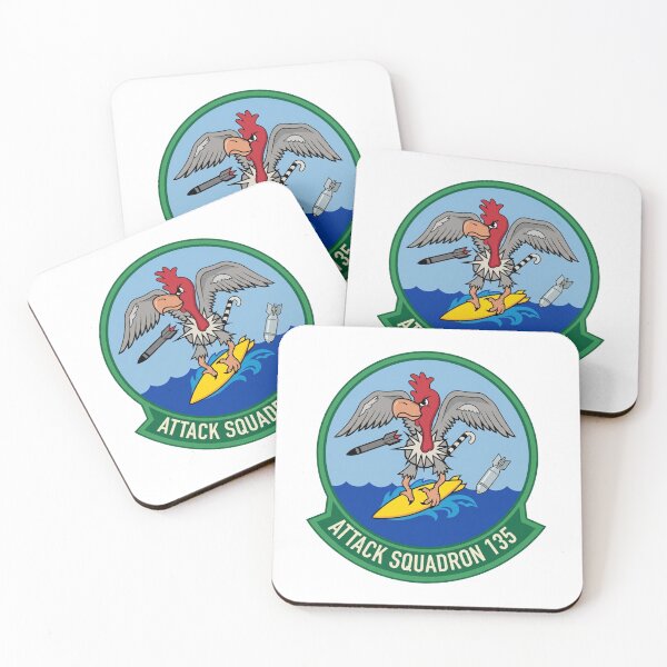 Item preview, Insignia of the U.S. Navy Attack Squadron 135 (VA-135) "Thunderbirds" designed and sold by CharlieDesings.