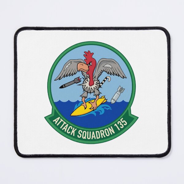 Item preview, Insignia of the U.S. Navy Attack Squadron 135 (VA-135) "Thunderbirds" designed and sold by CharlieDesings.