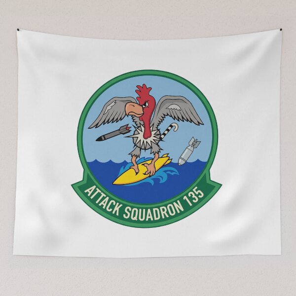 Item preview, Insignia of the U.S. Navy Attack Squadron 135 (VA-135) "Thunderbirds" designed and sold by CharlieDesings.