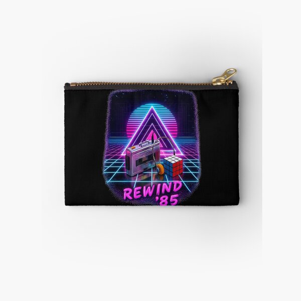 Item preview, Retro 80s Rewind Synthwave Cassette Player Design designed and sold by KelliesGrafix.