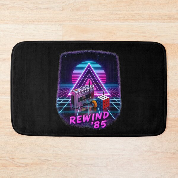 Item preview, Retro 80s Rewind Synthwave Cassette Player Design designed and sold by KelliesGrafix.