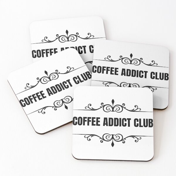 Item preview, Coffee Addict Club Funny Coffee Lover Vintage Badge T-Shirt designed and sold by VioletCreatives.