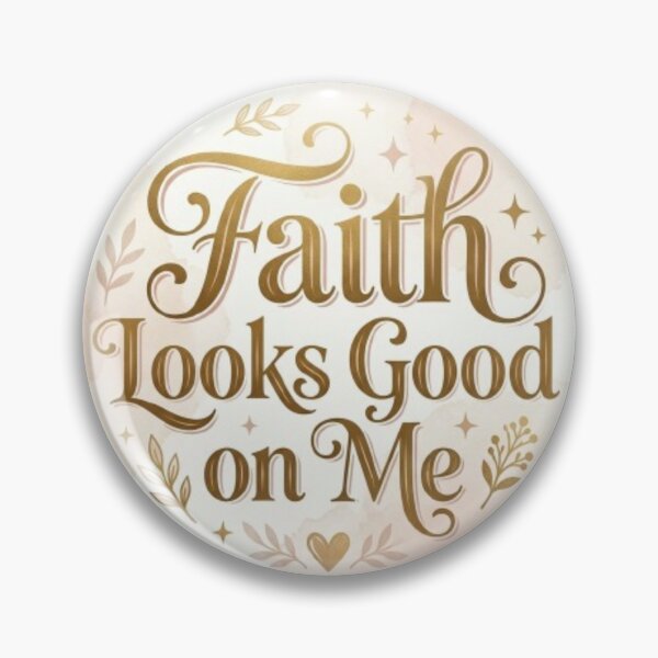 Item preview, Faith Looks Good On Me Sticker | Stylish Christian Aesthetic Sticker designed and sold by Nara8.