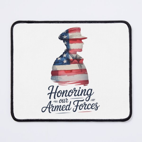 Item preview, Honoring Our Armed Forces — Watercolour Flag Soldier Art Shirt V2 designed and sold by DarylWelsh2024.