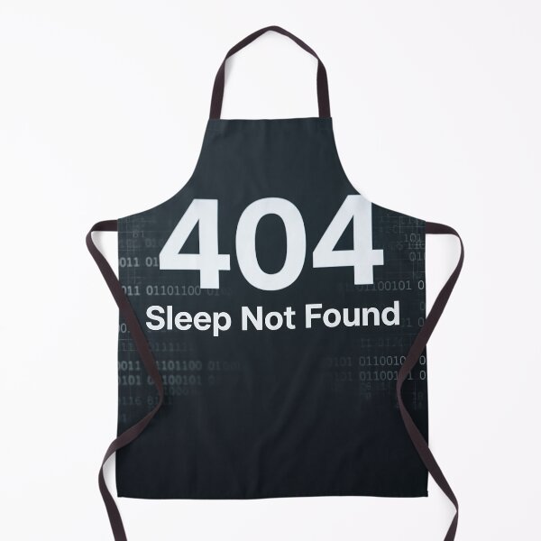 Item preview, 404 Sleep Not Found Programmer Humor Shirt designed and sold by eikulabs.