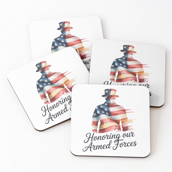 Item preview, Honoring Our Armed Forces — Watercolour Flag Soldier Art Shirt V3 designed and sold by DarylWelsh2024.