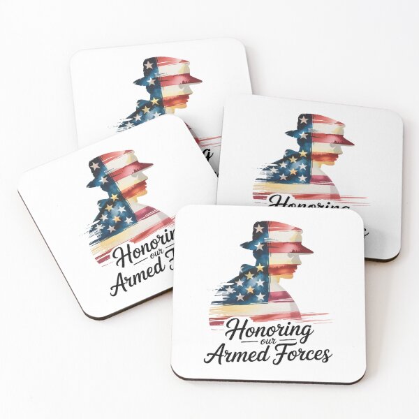Item preview, Honoring Our Armed Forces — Watercolour Flag Soldier Art Shirt V4 designed and sold by DarylWelsh2024.