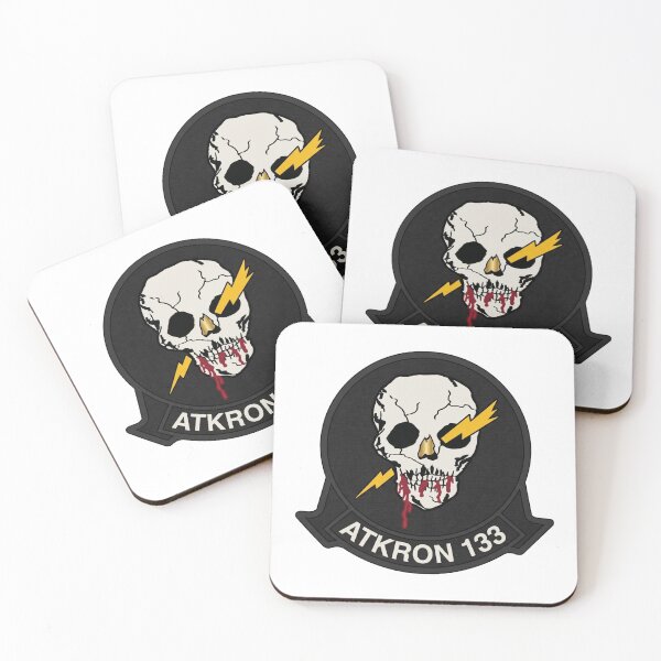 Item preview, VA-133 "Blue Knights" Squadron Insignia (Alternate Skull Variant) designed and sold by CharlieDesings.