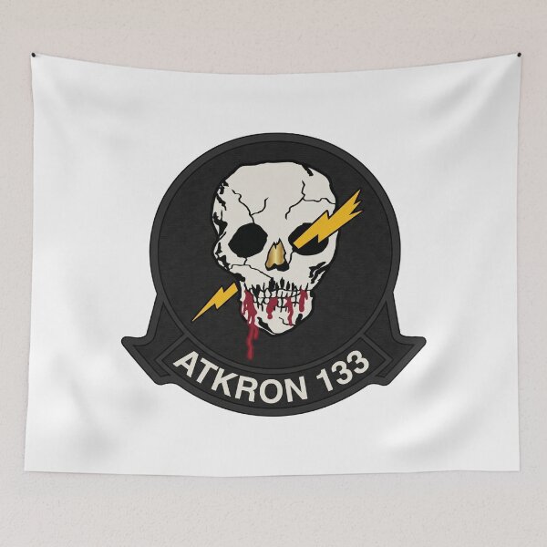 Item preview, VA-133 "Blue Knights" Squadron Insignia (Alternate Skull Variant) designed and sold by CharlieDesings.