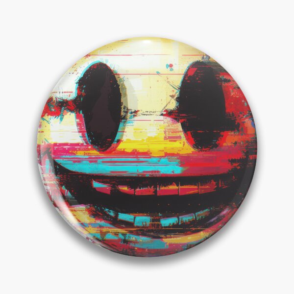 Item preview, Distorted Reality - Glitch Smiley Psychedelic Design designed and sold by HoshisWorld2018.