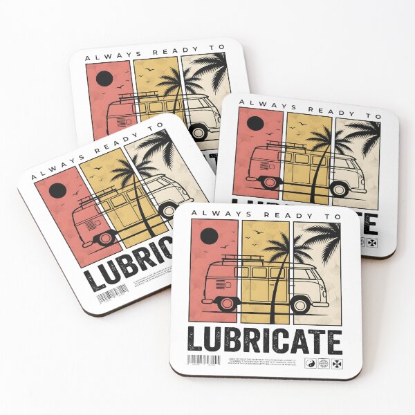 Item preview, Always Ready To Lubricate Retro Surf Van designed and sold by P2P-paotopao.
