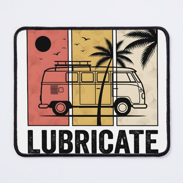 Item preview, Always Ready To Lubricate Retro Surf Van designed and sold by P2P-paotopao.