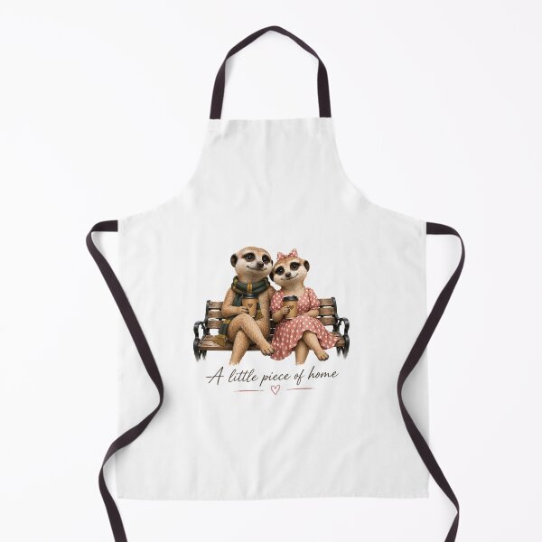 Item preview, South African Meerkat Couple T-Shirt – “A Little Piece of Home” | Cute Saffa UK Gift designed and sold by Bok Blood.