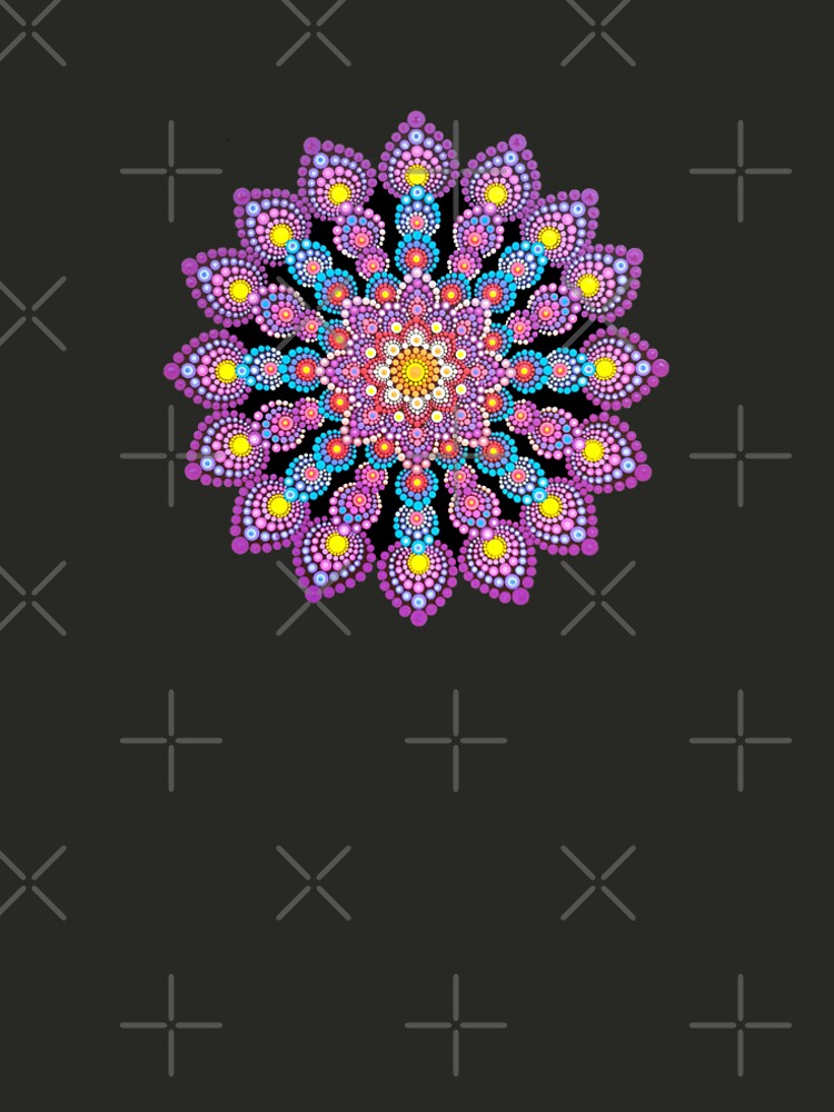 Purple Dot Mandala - Art&Deco By Natasha by ArtDecoNatasha