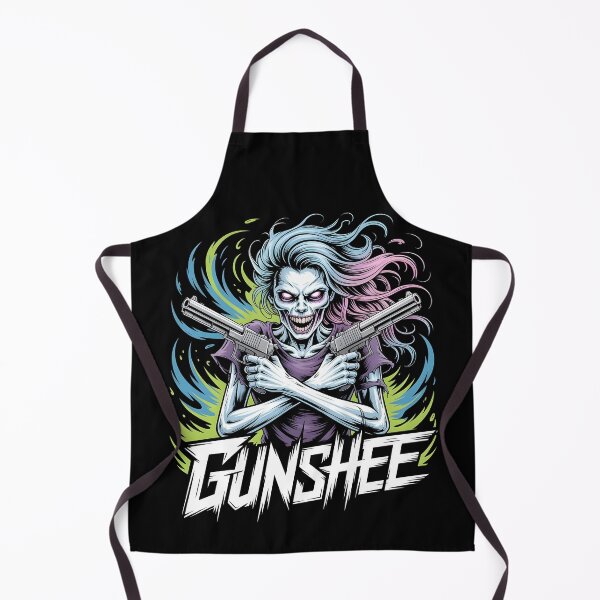 Artikelvorschau, Banshee mit Waffen? Gunshee entworfen und verkauft von Boardgameo.