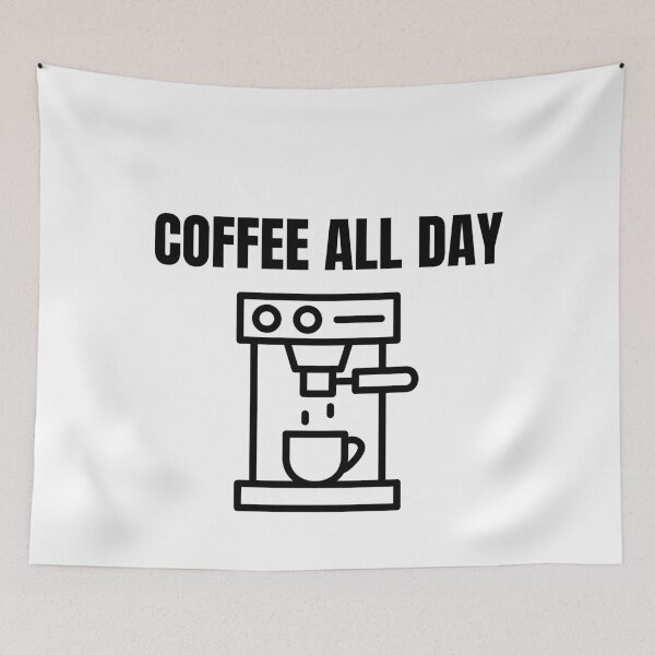 Item preview, Coffee All Day Funny Coffee Lover Lifestyle T-Shirt designed and sold by VioletCreatives.