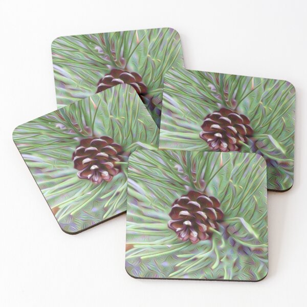 Item preview, Ethereal Evergreen: Stylized Pinecone Art designed and sold by Lainey1978.