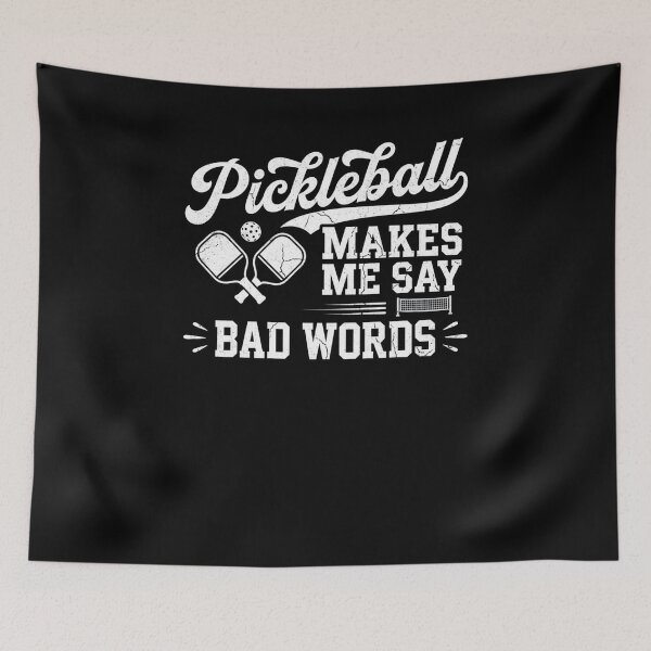 Item preview, Pickleball Makes Me Say Bad Words Fun Player designed and sold by snowry.