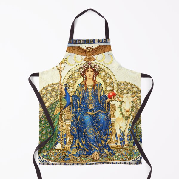 Item preview, Hera Queen of the Gods | Greek Goddess Art Nouveau Wall Art designed and sold by Stoneflower-Art.