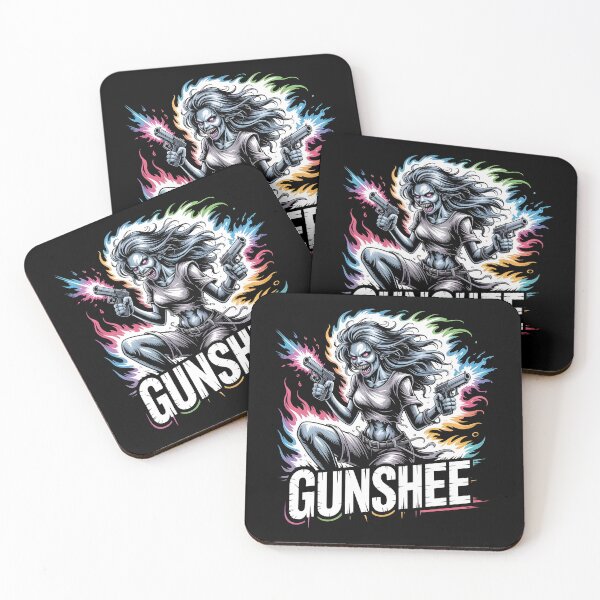 Item preview, Banshee with guns? Gunshee designed and sold by Boardgameo.