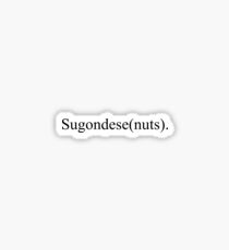 Sugondese Sticker