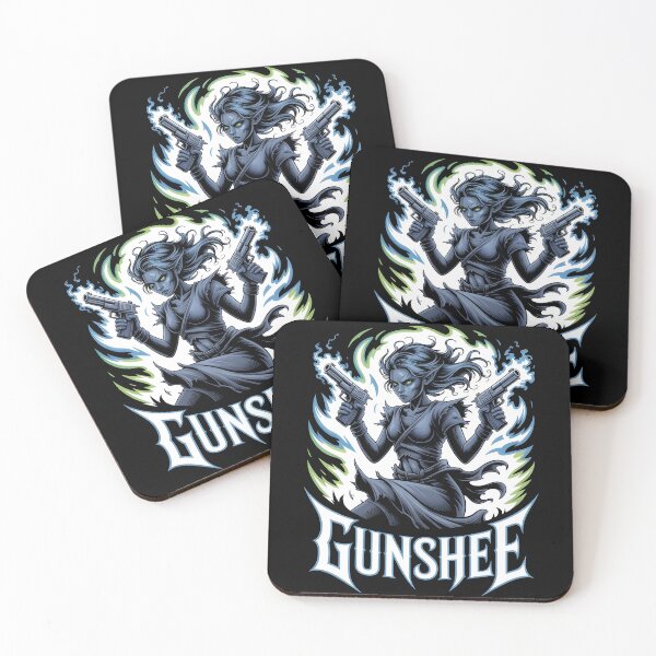 Item preview, Banshee with guns? Gunshee designed and sold by Boardgameo.