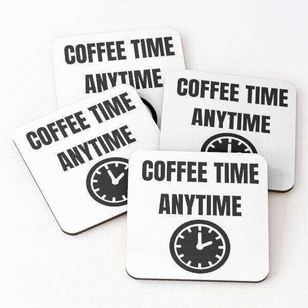 Item preview, Coffee Time Anytime Funny Coffee Lover Daily T-Shirt designed and sold by VioletCreatives.