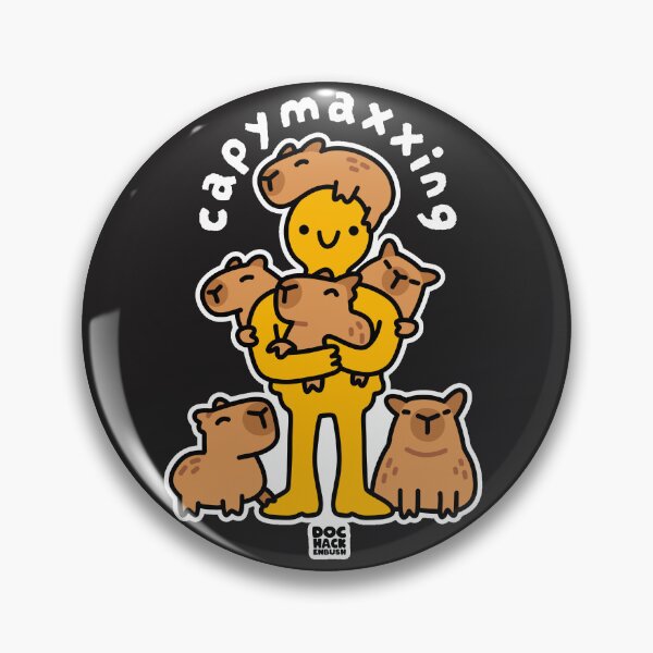 Item preview, Capymaxxing (Oscuro) designed and sold by DocHackenbush.