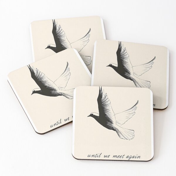 Item preview, Until We Meet Again Dove Art Print, Memorial Bird Wall Art, Minimalist Sympathy Artwork, Remembrance Decor designed and sold by InnerFaith.