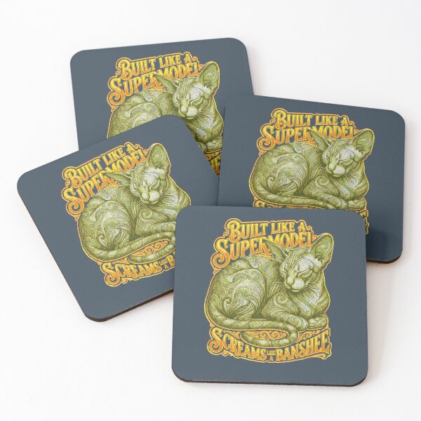 Item preview, Oriental Shorthair Psychedelic Art - Built Like a Supermodel, Green designed and sold by LZenDesigns.