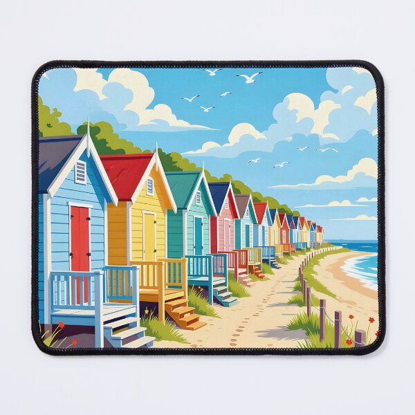 Item preview, Dover coast colorful beach huts designed and sold by Ponted.