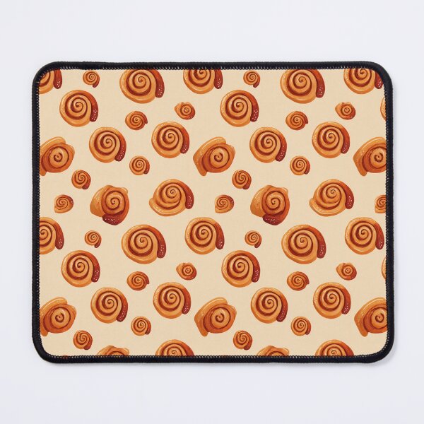 Item preview, Cinnamon Roll Pattern Sweet Bakery Foodie Design designed and sold by NicolasGlowArt.