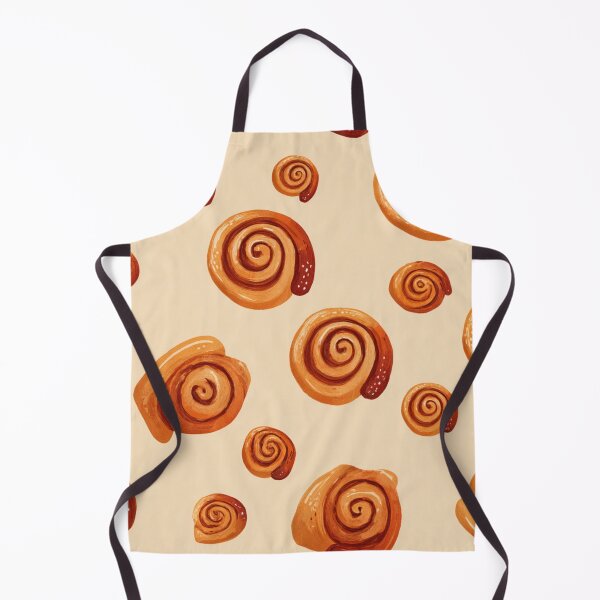 Item preview, Cinnamon Roll Pattern Sweet Bakery Foodie Design designed and sold by NicolasGlowArt.
