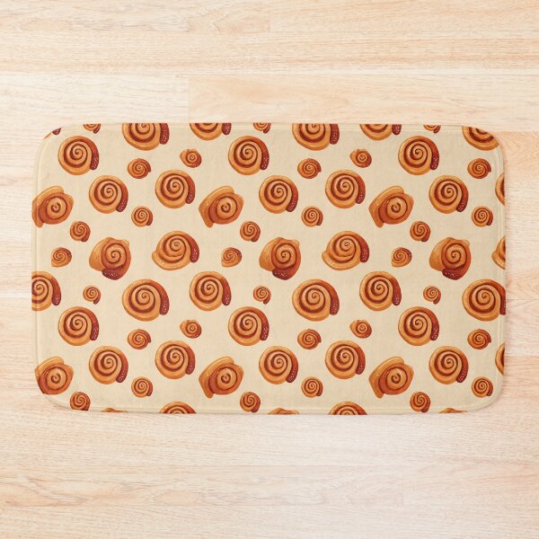 Item preview, Cinnamon Roll Pattern Sweet Bakery Foodie Design designed and sold by NicolasGlowArt.
